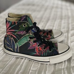 Converse High Top - Floral Pattern